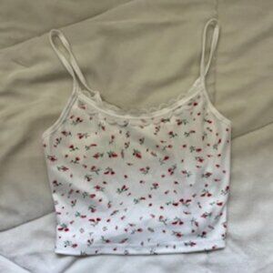 Floral Lace Cropped Cami